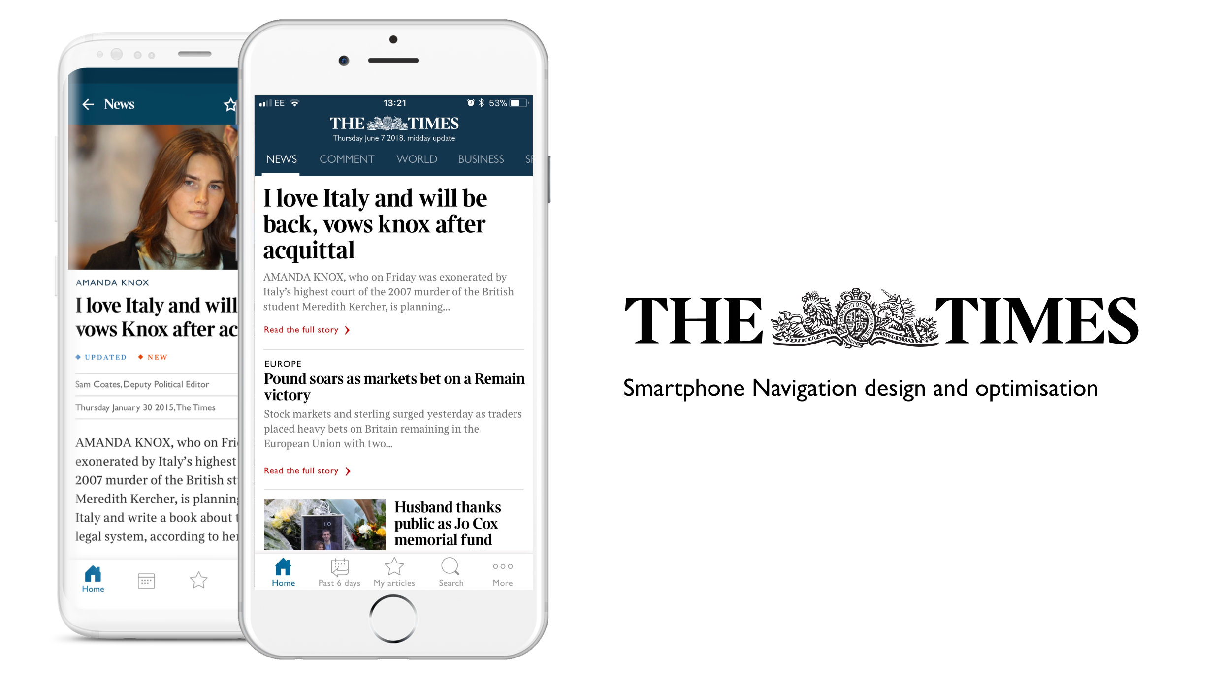 Smartphone App Navigation Redesign